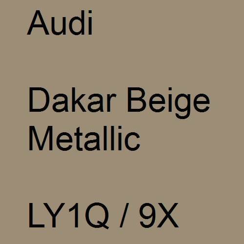 Audi, Dakar Beige Metallic, LY1Q / 9X.